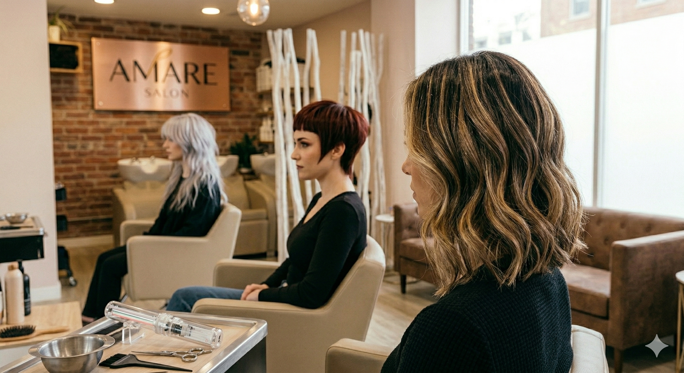 Corte de pelo tendencia 2026 realizado en Amare Salon Valdemoro