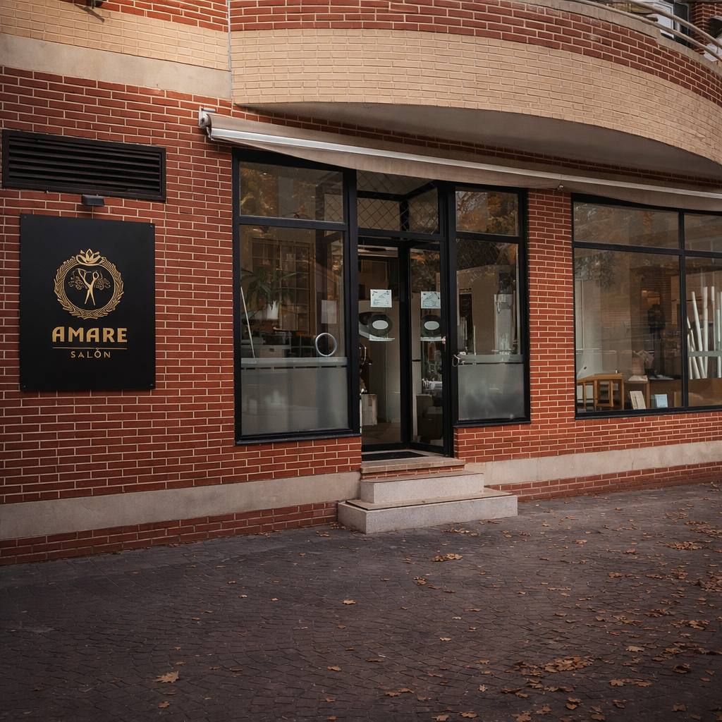 Exterior de Amare Salon, peluquería en Valdemoro