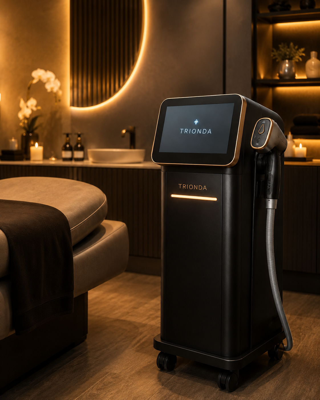 Láser Trionda para depilación láser en Amare Salon Valdemoro
