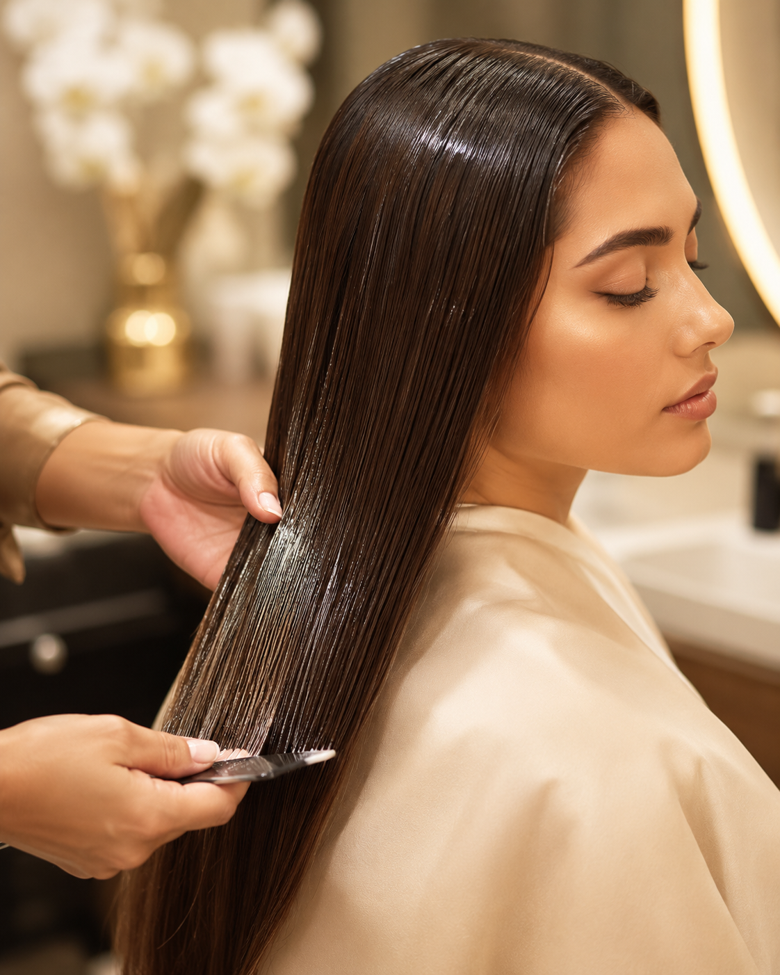 Tratamiento de queratina en Amare Salon Valdemoro